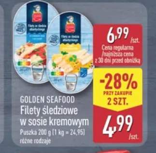 Filety śledziowe w sosie kremowym Golden Seafood