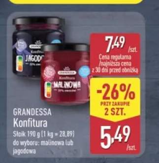 Konfitura malinowa Grandessa