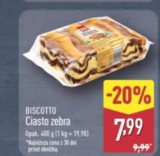Ciasto zebra Biscotto