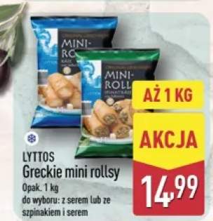 Greckie mini rollsy z serem Lyttos