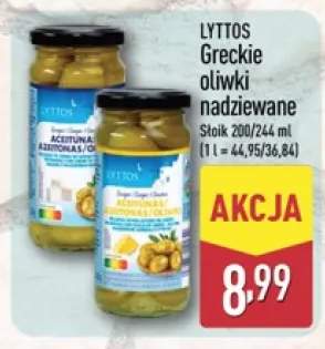 Greckie oliwki nadziewane Lyttos 200 ml
