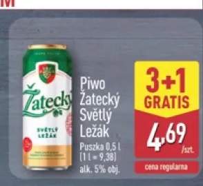 Piwo Žatecký Světlý Ležák