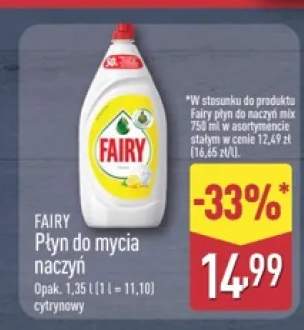 Płyn do mycia naczyń Fairy cytrynowy