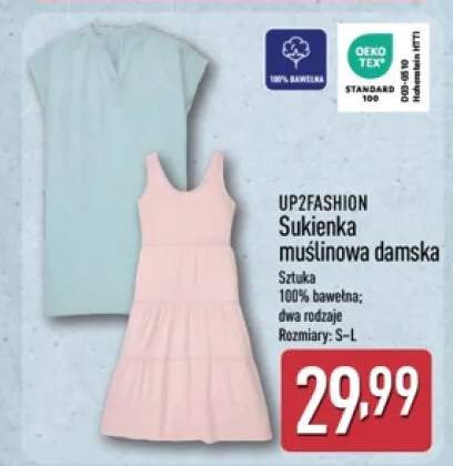 Sukienka muślinowa damska UP2FASHION