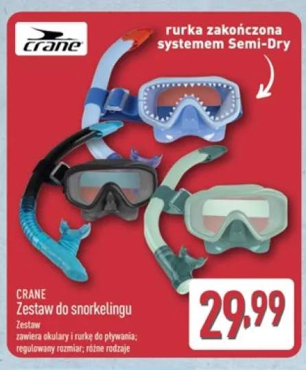 Zestaw do snorkelingu Crane
