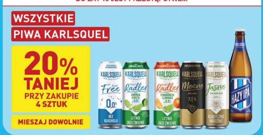 Piwo Karlsquell Radler o smaku pomarańczy z limonką