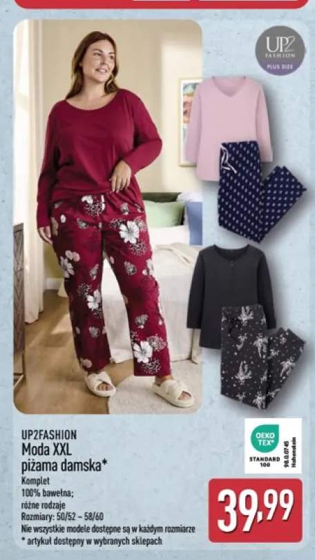 UP2FASHION Moda XXL piżama damska