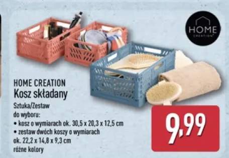 Kosz składany HOME CREATION 2-pak