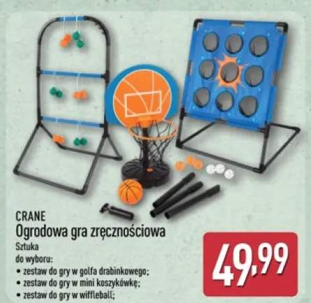 Ogrodowa gra zręcznościowa golf drabinkowy CRANE