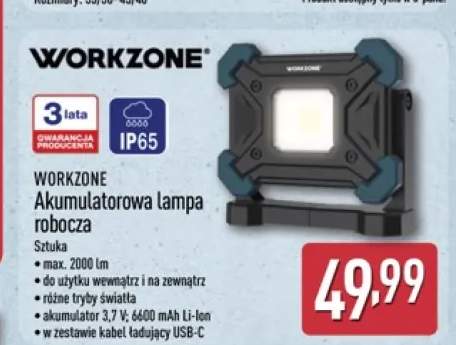 Akumulatorowa lampa robocza WORKZONE