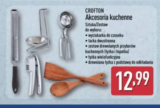 Drewniana łyżka z podstawą do odkładania Crofton
