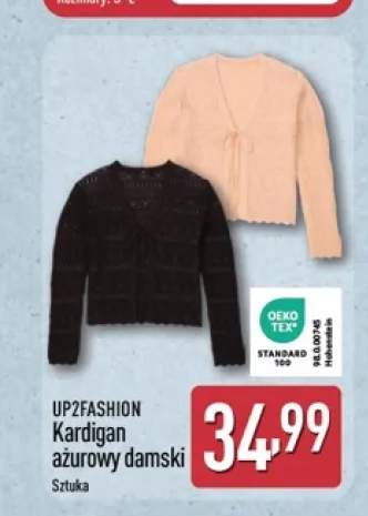 Kardigan ażurowy damski UP2FASHION