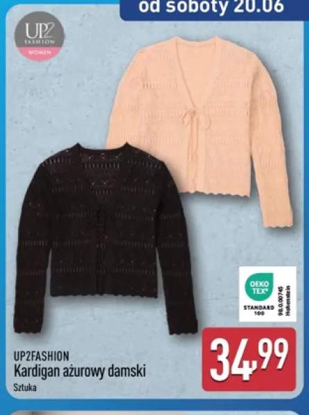 Kardigan ażurowy damski UP2FASHION