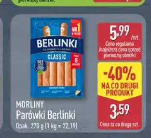 Parówki Berlinki Classic Morliny