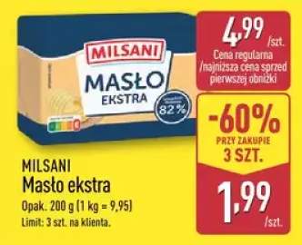 Masło ekstra Milsani