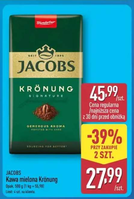 Kawa mielona Jacobs Krönung