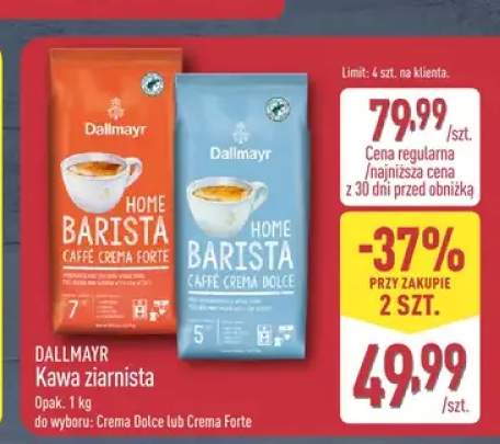 Kawa ziarnista Dallmayr Home Barista Crema Dolce