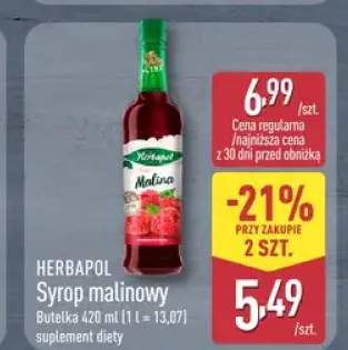 Syrop malinowy Herbapol