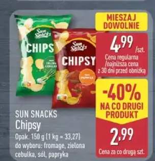 Chipsy papryka Sun Snacks