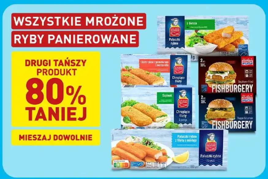 Chrupiące filety ze szpinakiem Golden Seafood