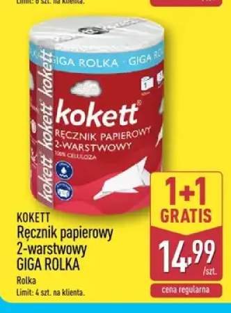 Ręcznik papierowy 2-warstwowy Kokett Giga Rolka