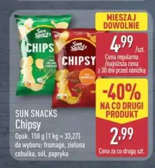 Chipsy fromage Sun Snacks +3 warianty