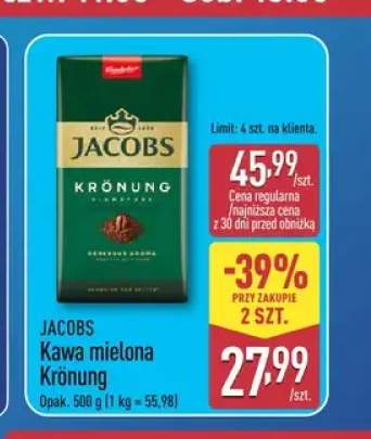 Kawa mielona Jacobs Krönung