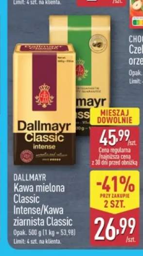Kawa mielona Classic Intense Dallmayr +1 wariant