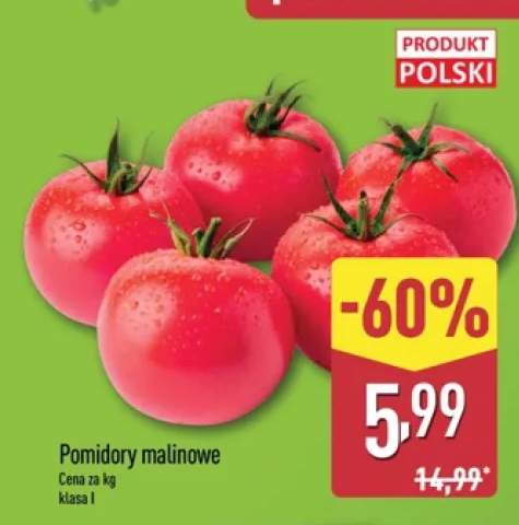 Pomidory malinowe polskie