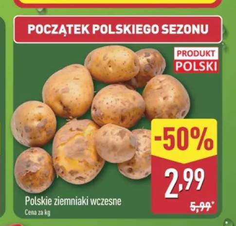 Ziemniaki wczesne polskie