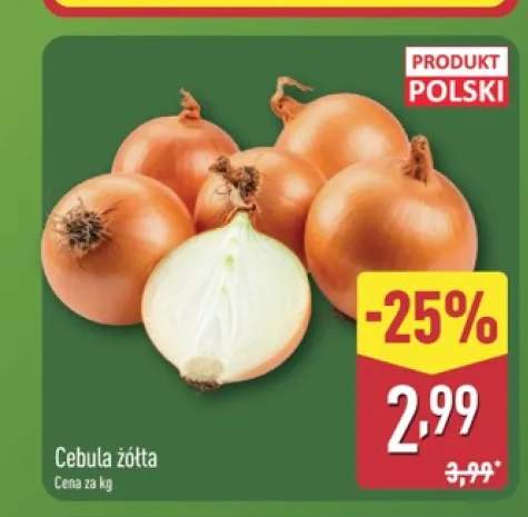 Cebula żółta polska