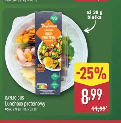 Lunchbox proteinowy z kurczakiem Daylicious
