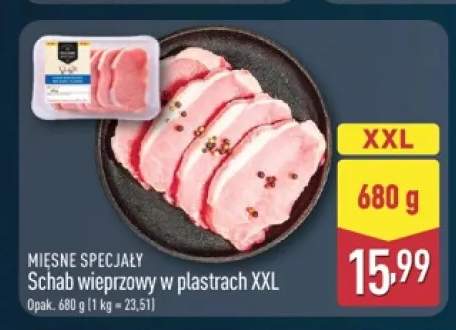 Schab wieprzowy w plastrach XXL Mięsne Specjały