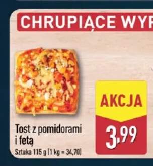Tost z pomidorami i fetą