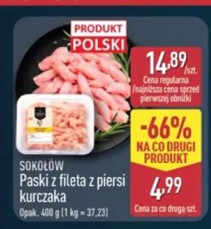 Paski z fileta z piersi kurczaka Sokołów