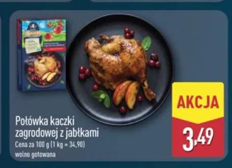 Połówka kaczki zagrodowej z jabłkami Zagrodowa