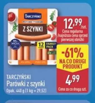 Parówki z szynki Tarczyński