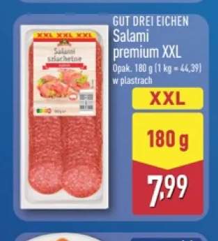 Salami premium XXL Gut Drei Eichen w plastrach