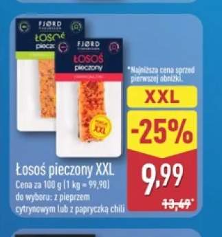 Łosoś pieczony z pieprzem cytrynowym Fjord Fiskursson XXL +1 wariant