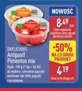 Antipasti Pimientos mix żółte papryki czereśniowe Daylicious +1 wariant