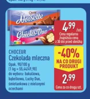 Czekolada mleczna bakaliowa Choceur +3 warianty