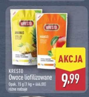 Owoce liofilizowane Kresto ananas +1 wariant
