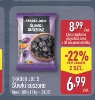Śliwki suszone Trader Joe's