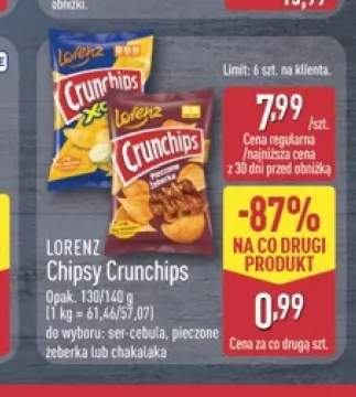 Chipsy Lorenz Crunchips ser-cebula +2 warianty