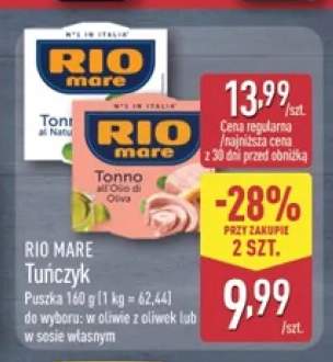 Tuńczyk w oliwie z oliwek Rio Mare +1 wariant