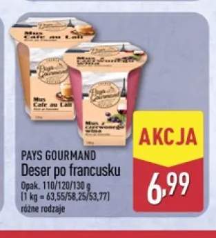 Deser po francusku Mus Cafe au Lait Pays Gourmand +1 wariant