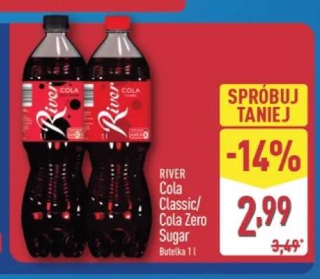 Napój gazowany River Cola Classic +1 wariant