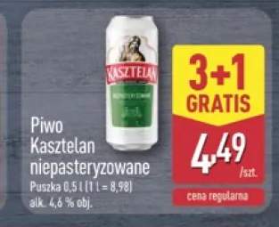 Piwo Kasztelan niepasteryzowane
