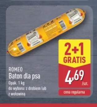 Baton dla psa Romeo z wołowiną +1 wariant