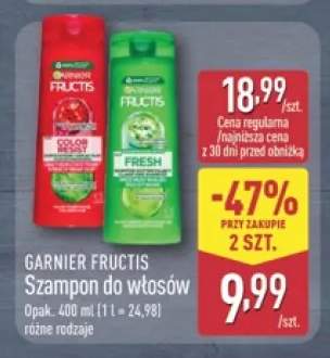 Szampon do włosów Garnier Fructis Fresh +1 wariant